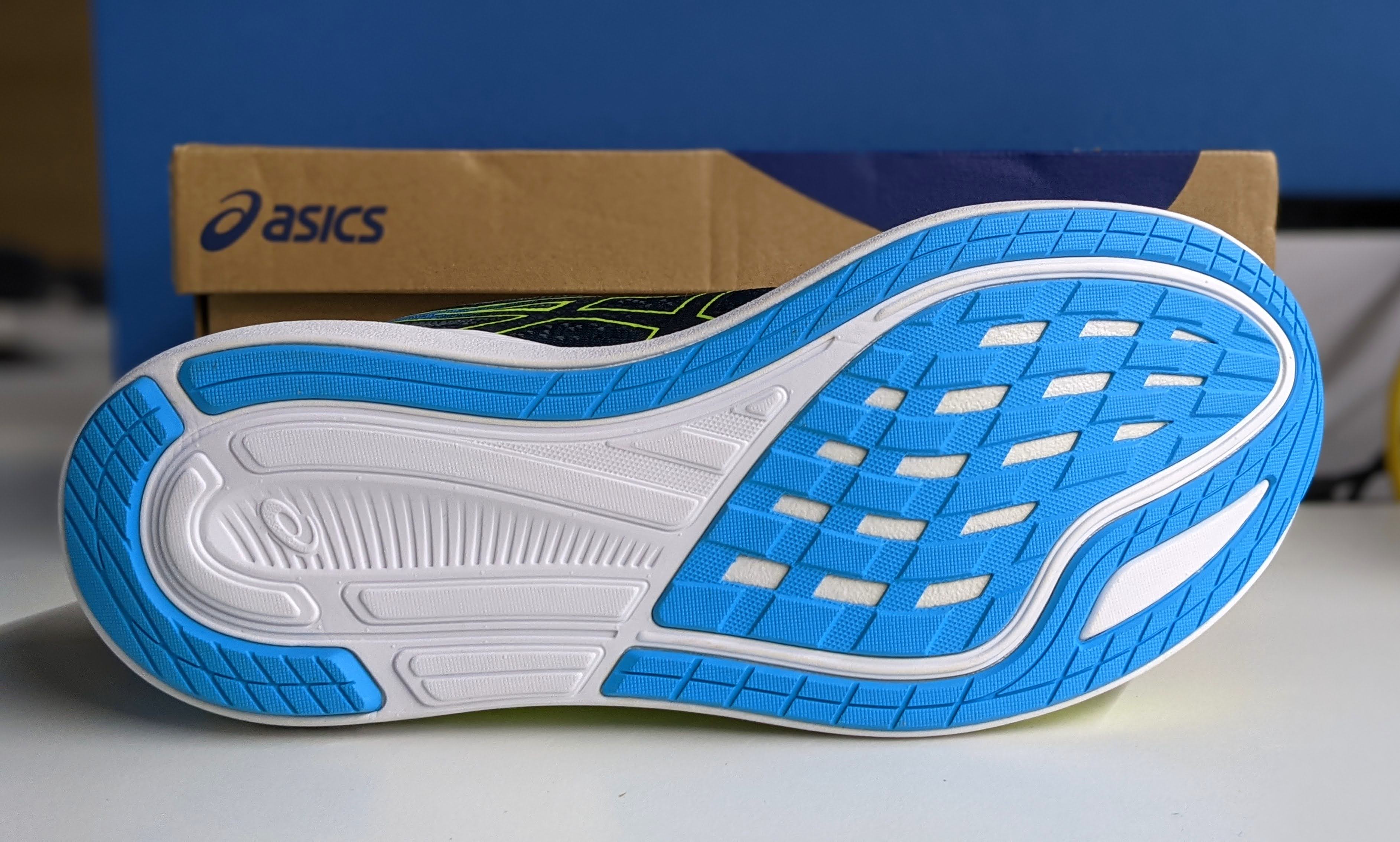 Outsole is a trade-off between weight, grip, and durability