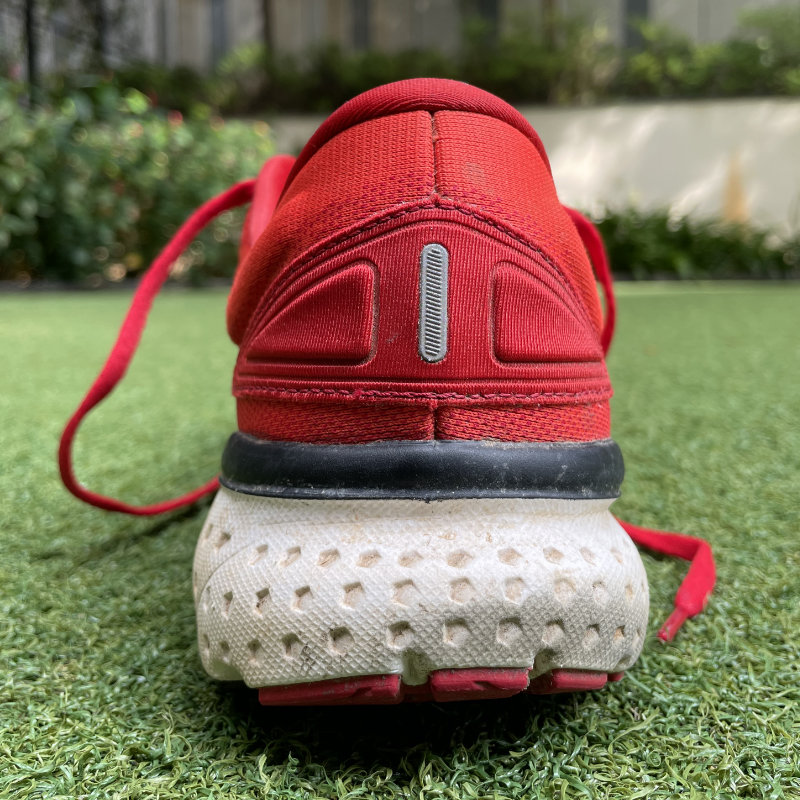 Heel is well padded and supports well