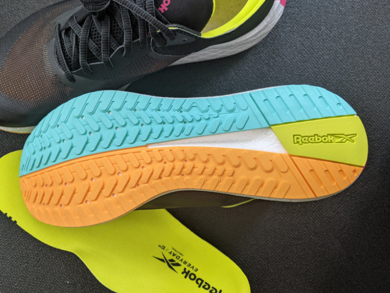 Lot of rubber on the outsole, but road grip is not the best
