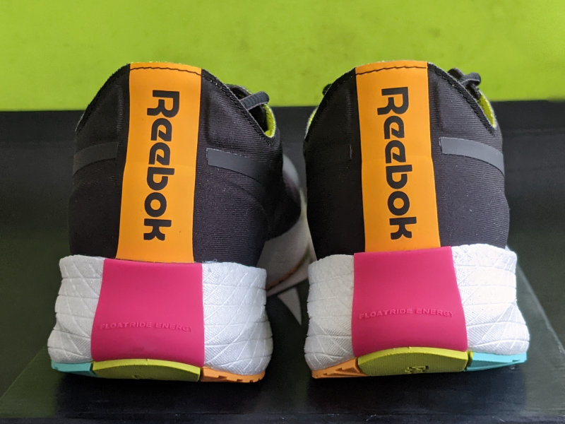 Heel clip is unique and adds some stability
