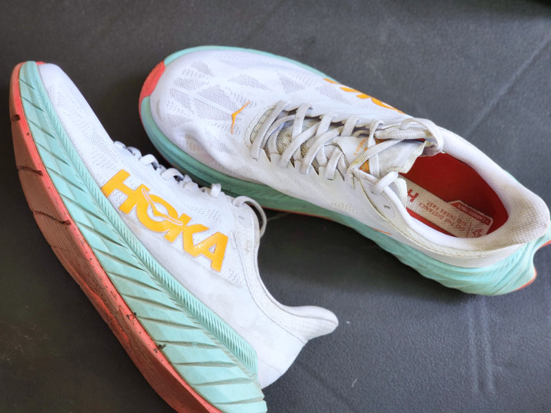 Upper is made of recycled materials