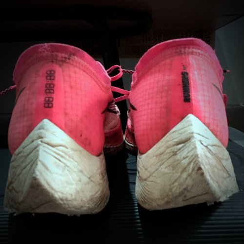 Heel wear after 1000km