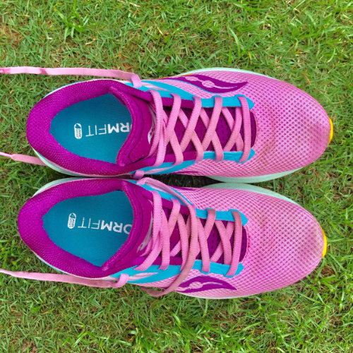 Upper mesh is highly breathable