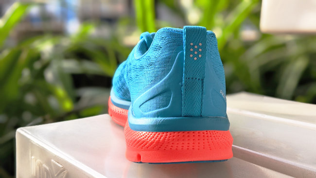 Design of the heel offers excellent support