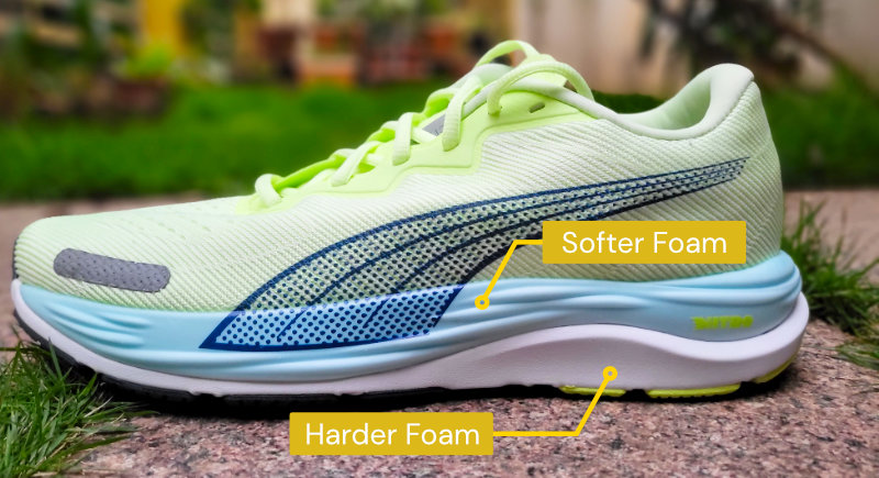 Dual layered foam